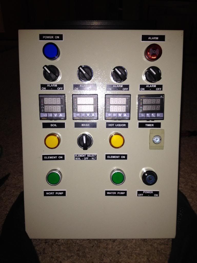 Virginia Electric Brewery Control Panel Homebrew Talk Beer, Wine
